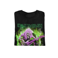 Iron Maiden - Green Guitar T-Shirt HYPER iCONiC.