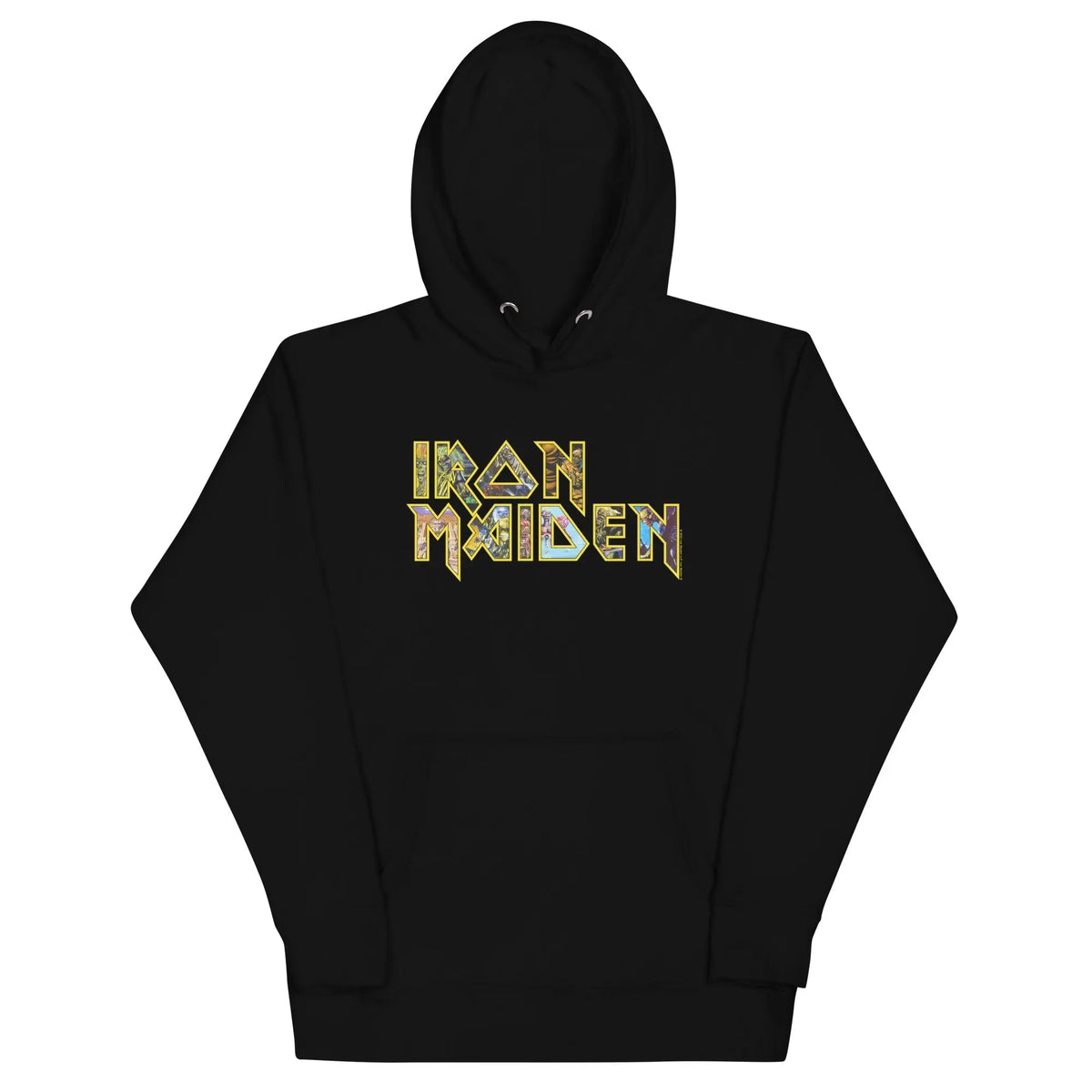 Iron Maiden - Logo Eddie Classic Hoodie HYPER iCONiC.