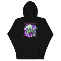 Iron Maiden - Purple Guitar Classic Hoodie HYPER iCONiC.