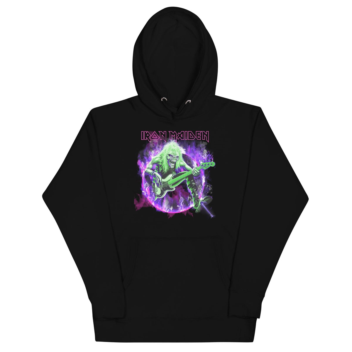 Iron Maiden - Purple Guitar Classic Hoodie HYPER iCONiC.