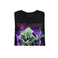Iron Maiden - Purple Guitar T-Shirt HYPER iCONiC.