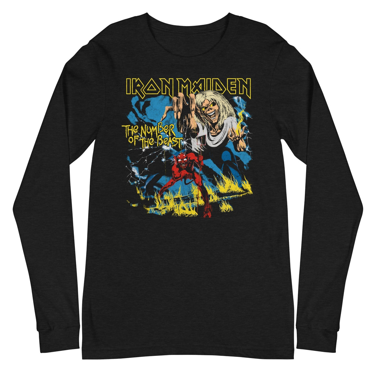 Iron Maiden - The Number of the Beast Long Sleeve T-Shirt HYPER iCONiC.