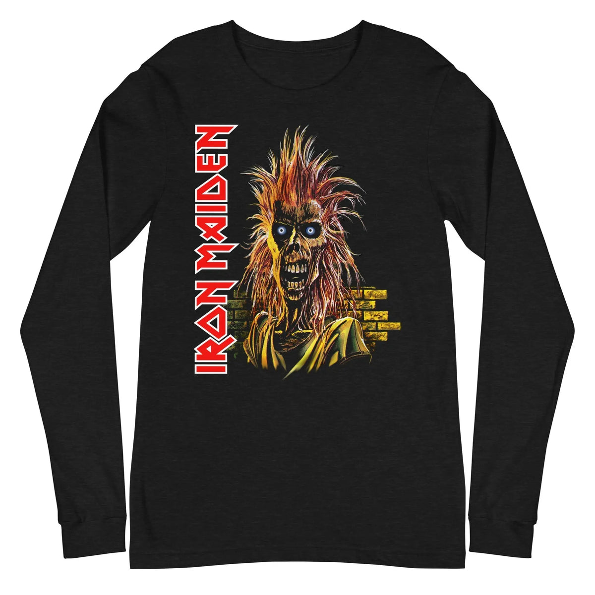 Iron Maiden - Vertical Eddie Long Sleeve T-Shirt HYPER iCONiC.
