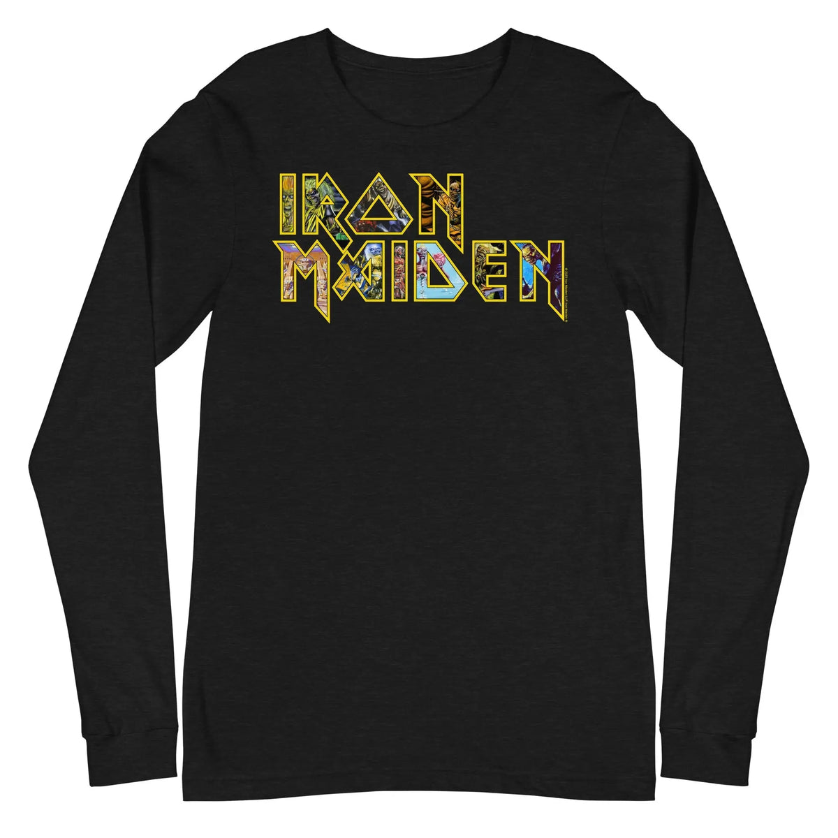 Iron Maiden - Logo Eddie Long Sleeve T-Shirt HYPER iCONiC.