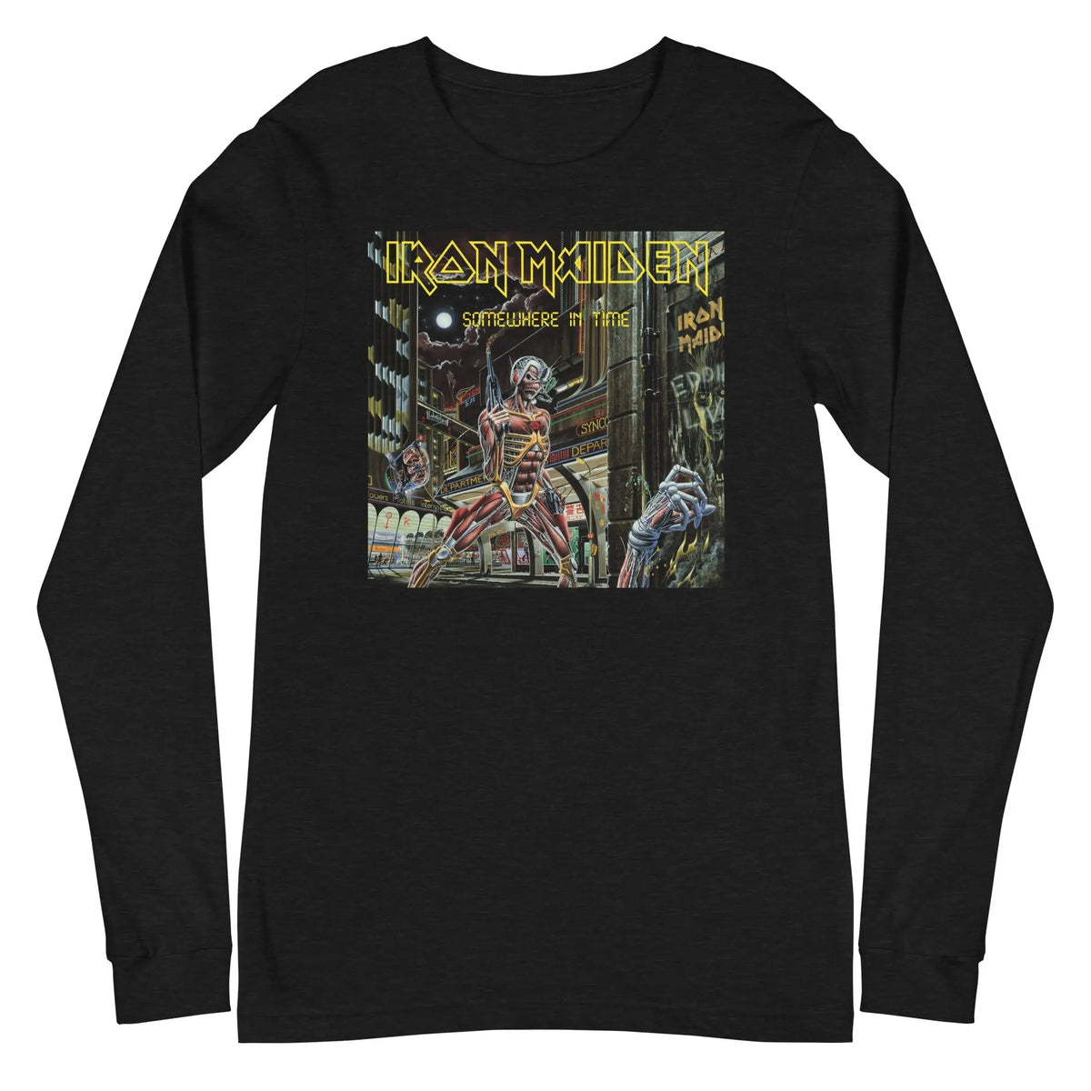 Iron Maiden - Times City Long Sleeve T-Shirt HYPER iCONiC.