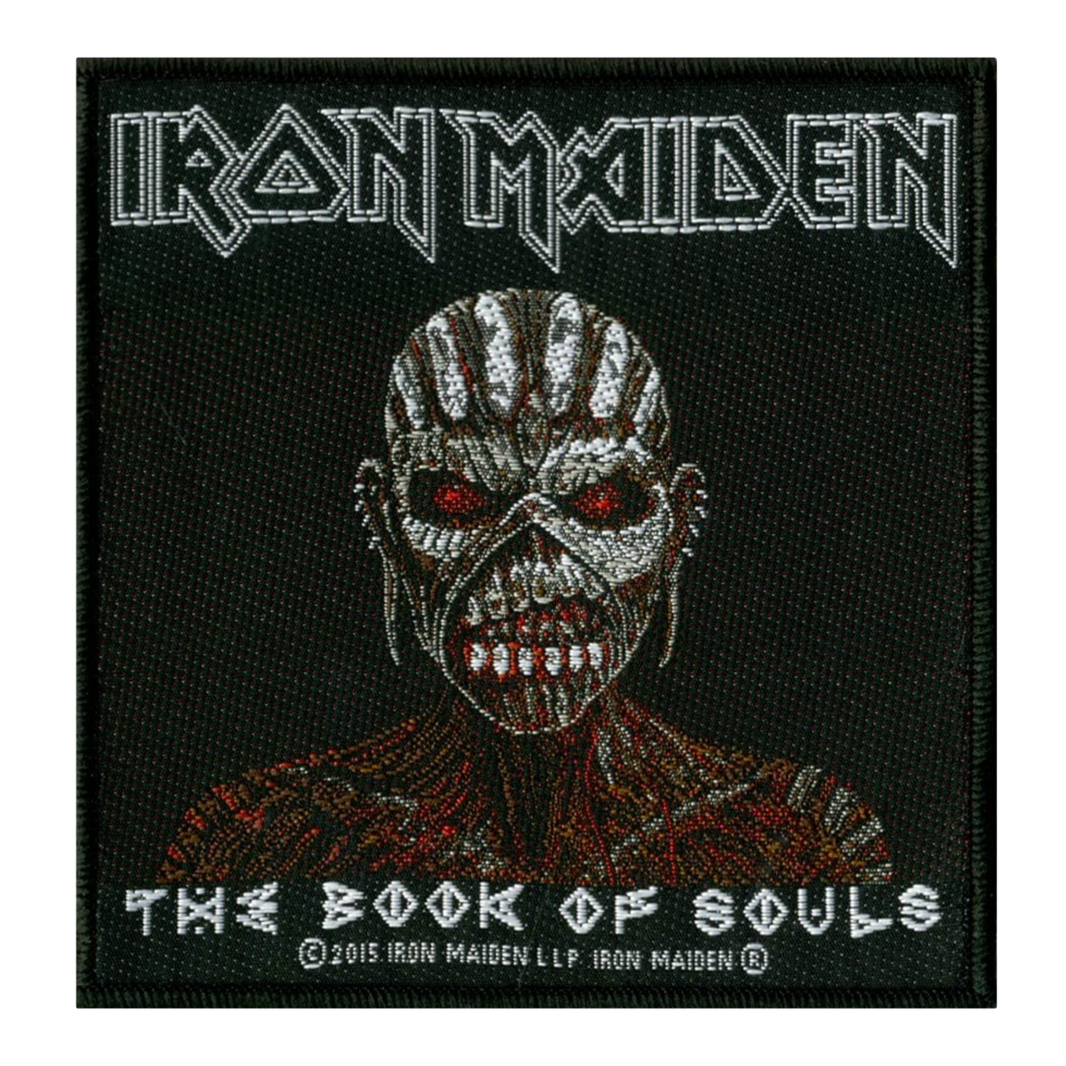 Iron Maiden "The Book Of Souls" Woven Sew-On Patch Rock Movie Heroes