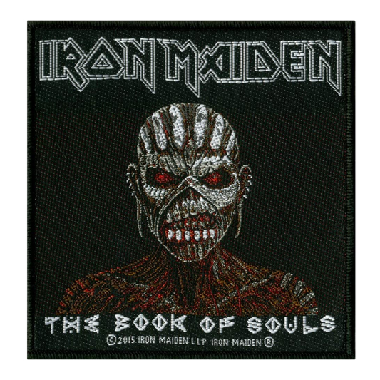Iron Maiden "The Book Of Souls" Woven Sew-On Patch Rock Movie Heroes