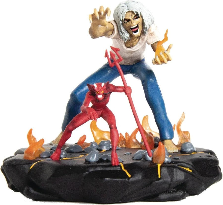 Incendium Iron Maiden Legacy of the Beast NUMBER OF THE BEAST EDDIE 4-inch Vinyl Figure Rock Movie Heroes
