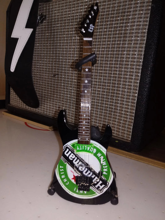 Slayer "Jeff Hanneman - Heineken" Licensed Mini Guitar