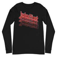 Judas Priest - Triple Vision Logo Long Sleeve T-Shirt