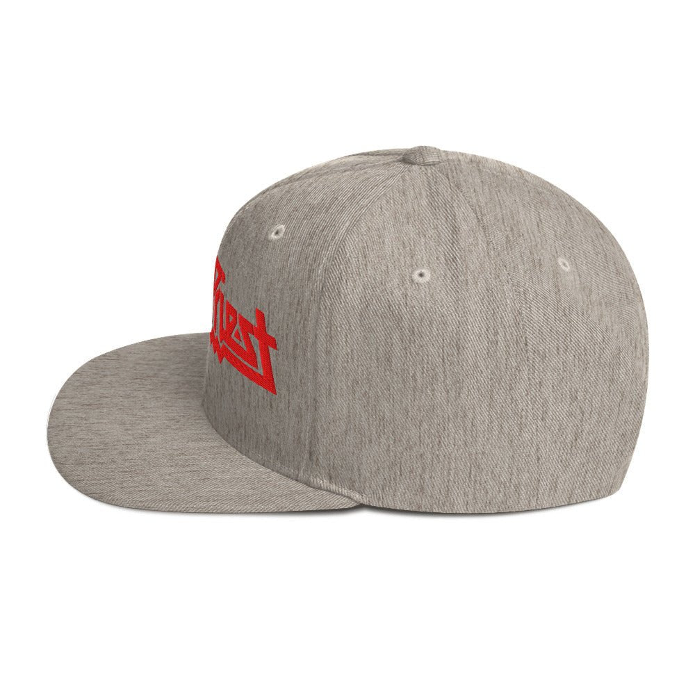 Judas Priest - Electric Logo Grey Snapback Hat HYPER iCONiC.