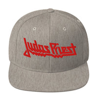 Judas Priest - Electric Logo Grey Snapback Hat HYPER iCONiC.