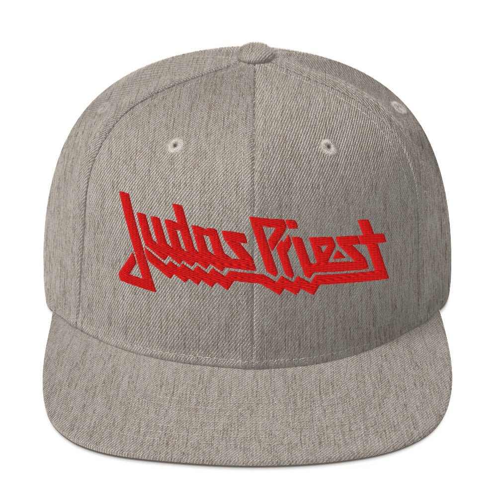 Judas Priest - Electric Logo Grey Snapback Hat HYPER iCONiC.