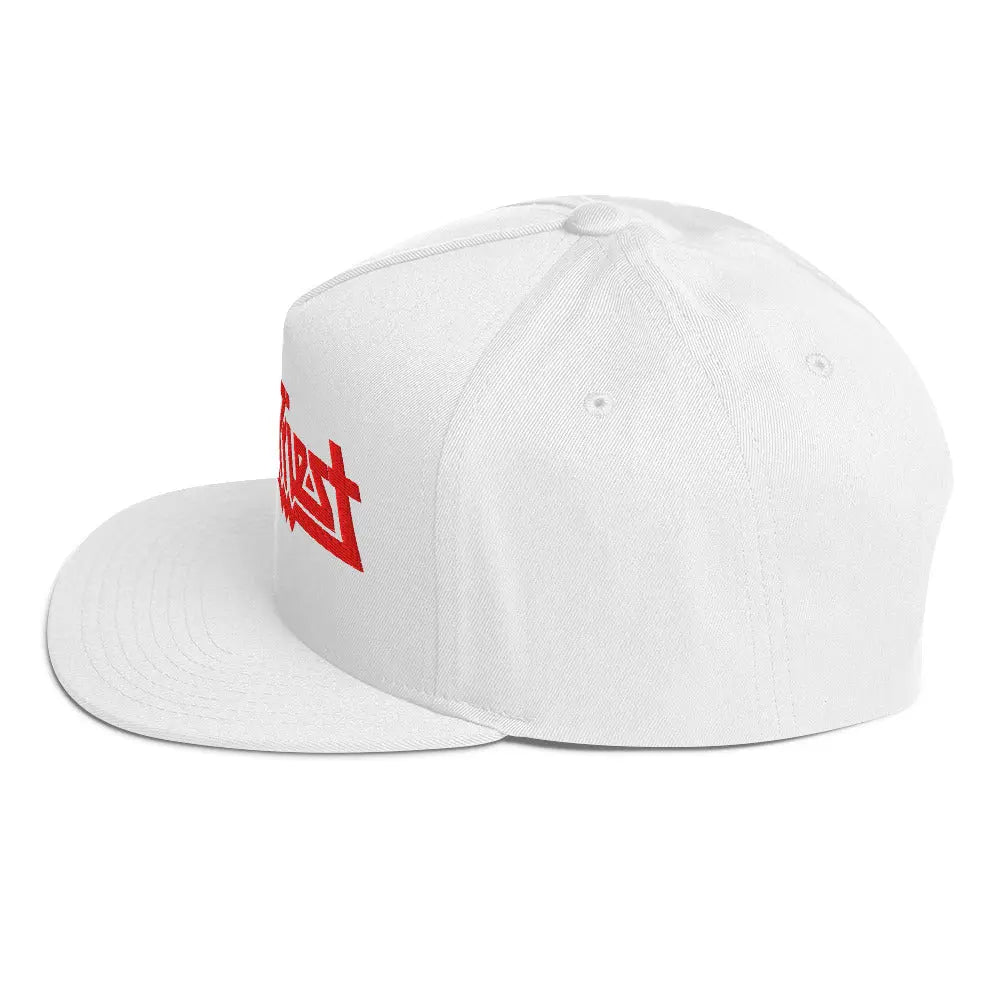 Judas Priest - Electric Logo White Snapback Hat HYPER iCONiC.