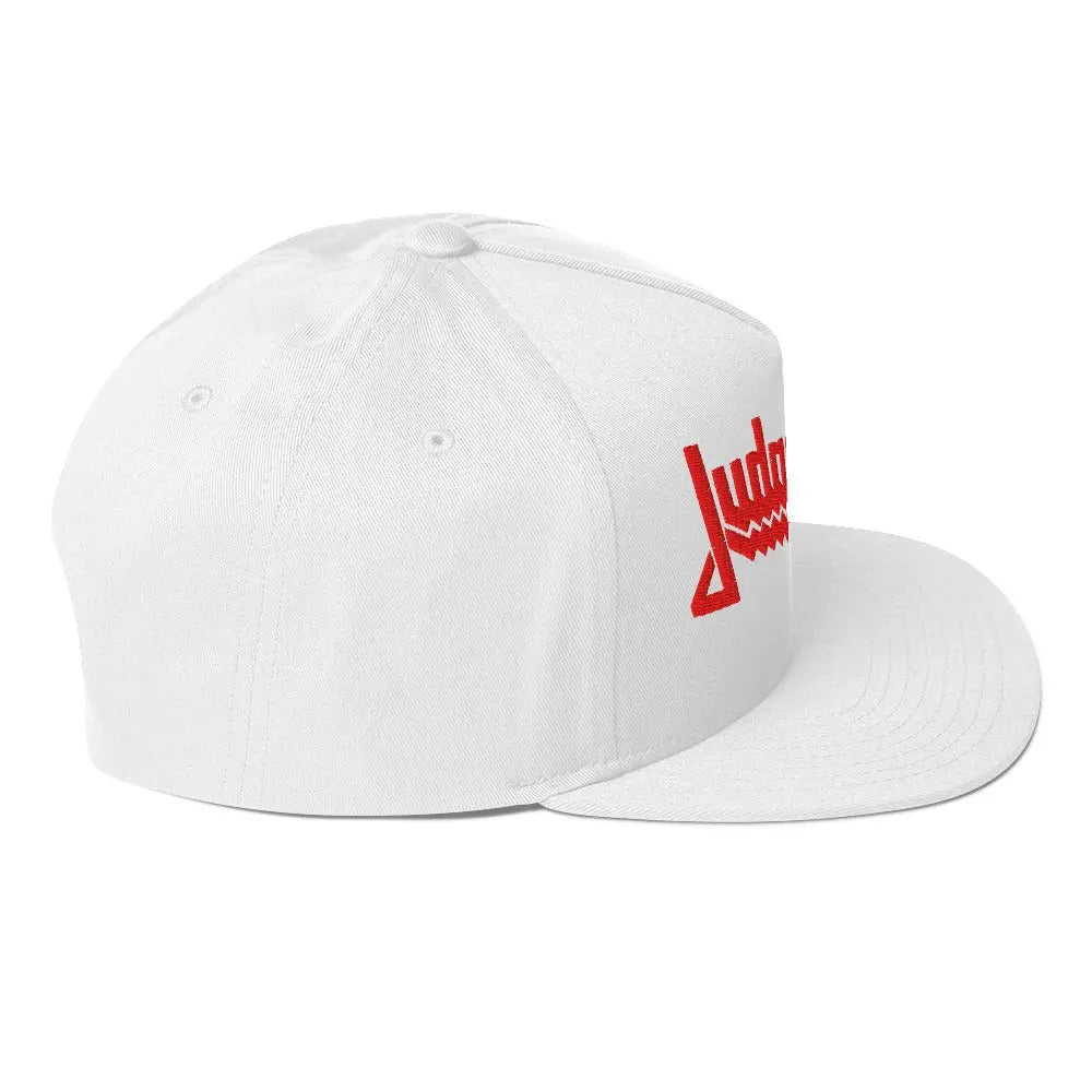 Judas Priest - Electric Logo White Snapback Hat HYPER iCONiC.