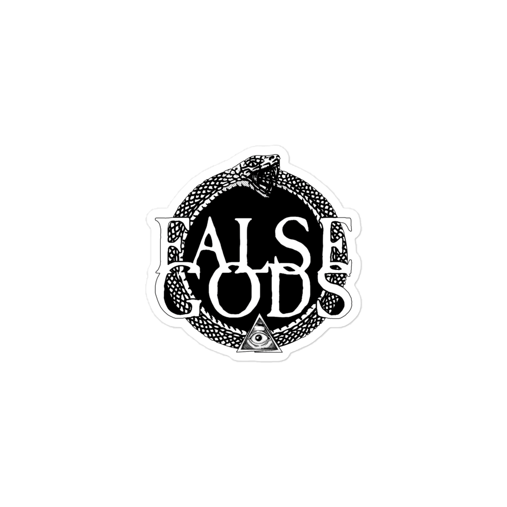 False Gods "Snake Logo" Die-Cut Sticker
