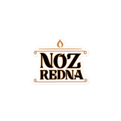 Noz Redna "Black Candle Logo" Die-Cut Sticker