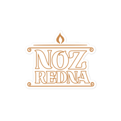 Noz Redna "Candle Logo" Die-Cut Sticker