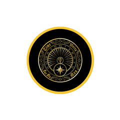 Time Waits For No Man "Sundial" Die-Cut Sticker