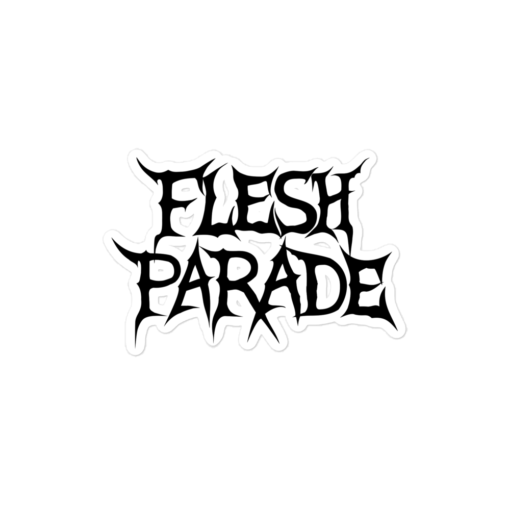 Flesh Parade "Classic Logo" Die-Cut Sticker Mainstay Entertainment