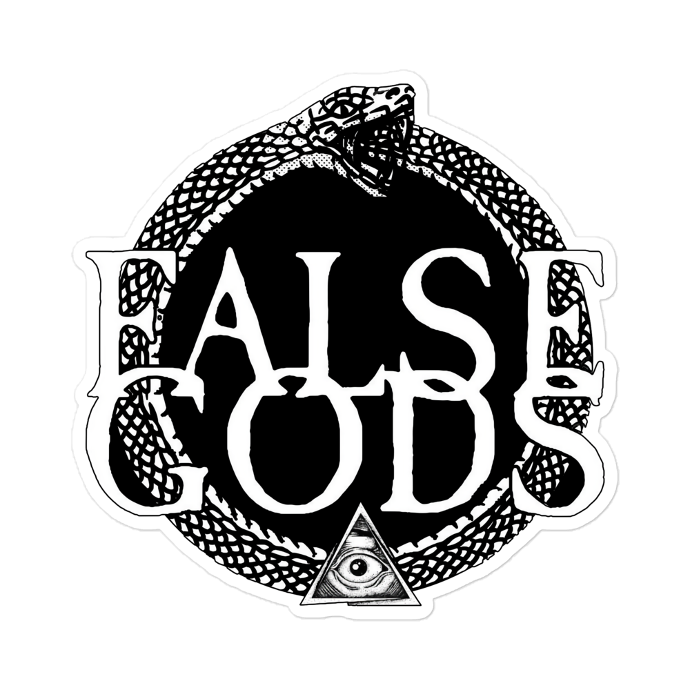 False Gods "Snake Logo" Die-Cut Sticker