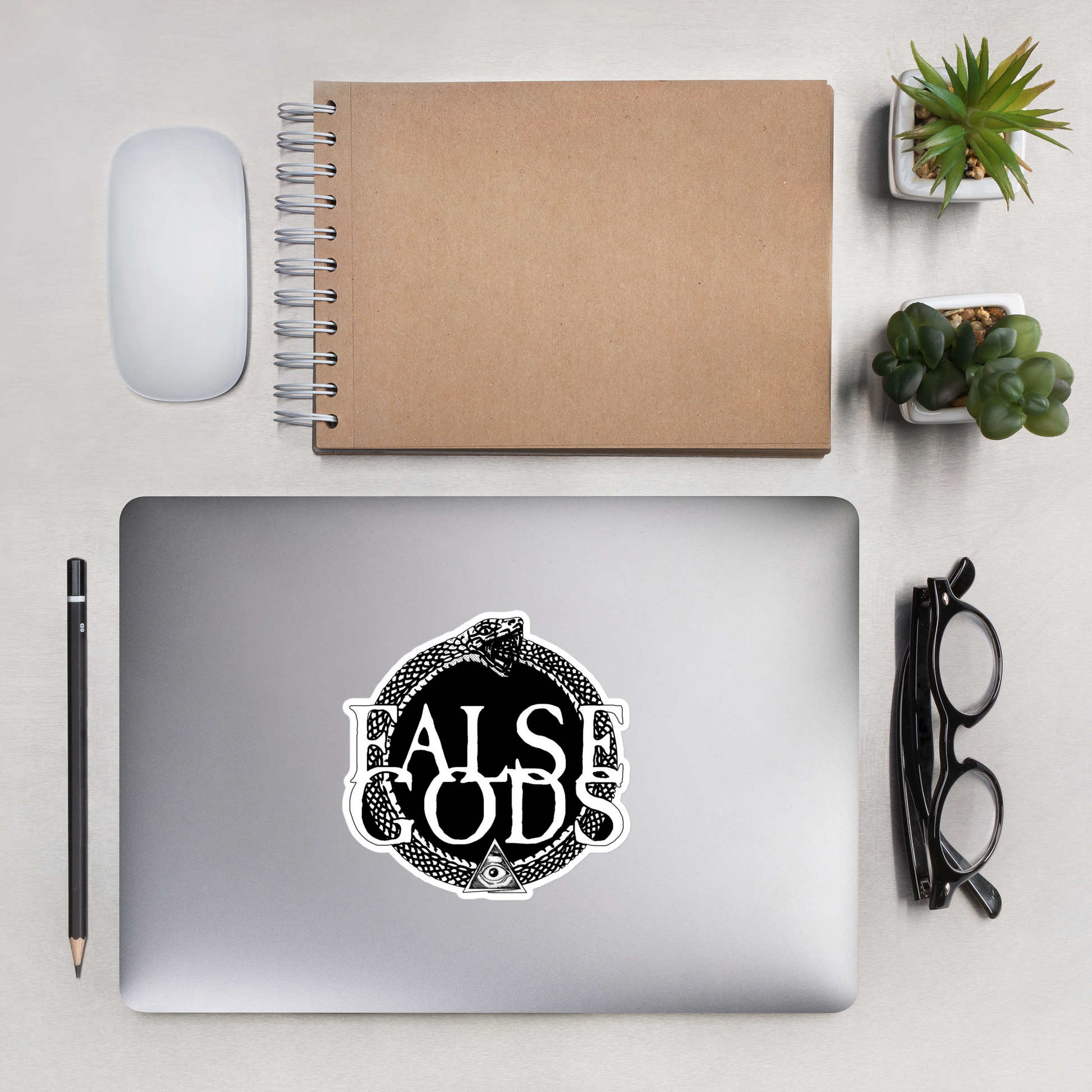 False Gods "Snake Logo" Die-Cut Sticker