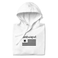 Lamb of God - Black on White HD Embroidered Hoodie HYPER iCONiC.
