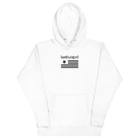 Lamb of God - Black on White HD Embroidered Hoodie HYPER iCONiC.