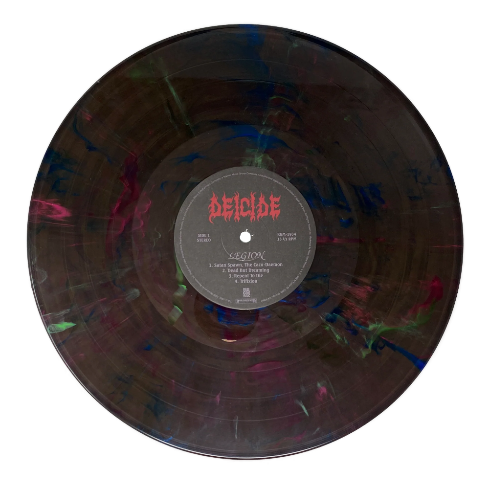 Deicide "Legion" Metallic Rainbow Inferno Remastered Vinyl