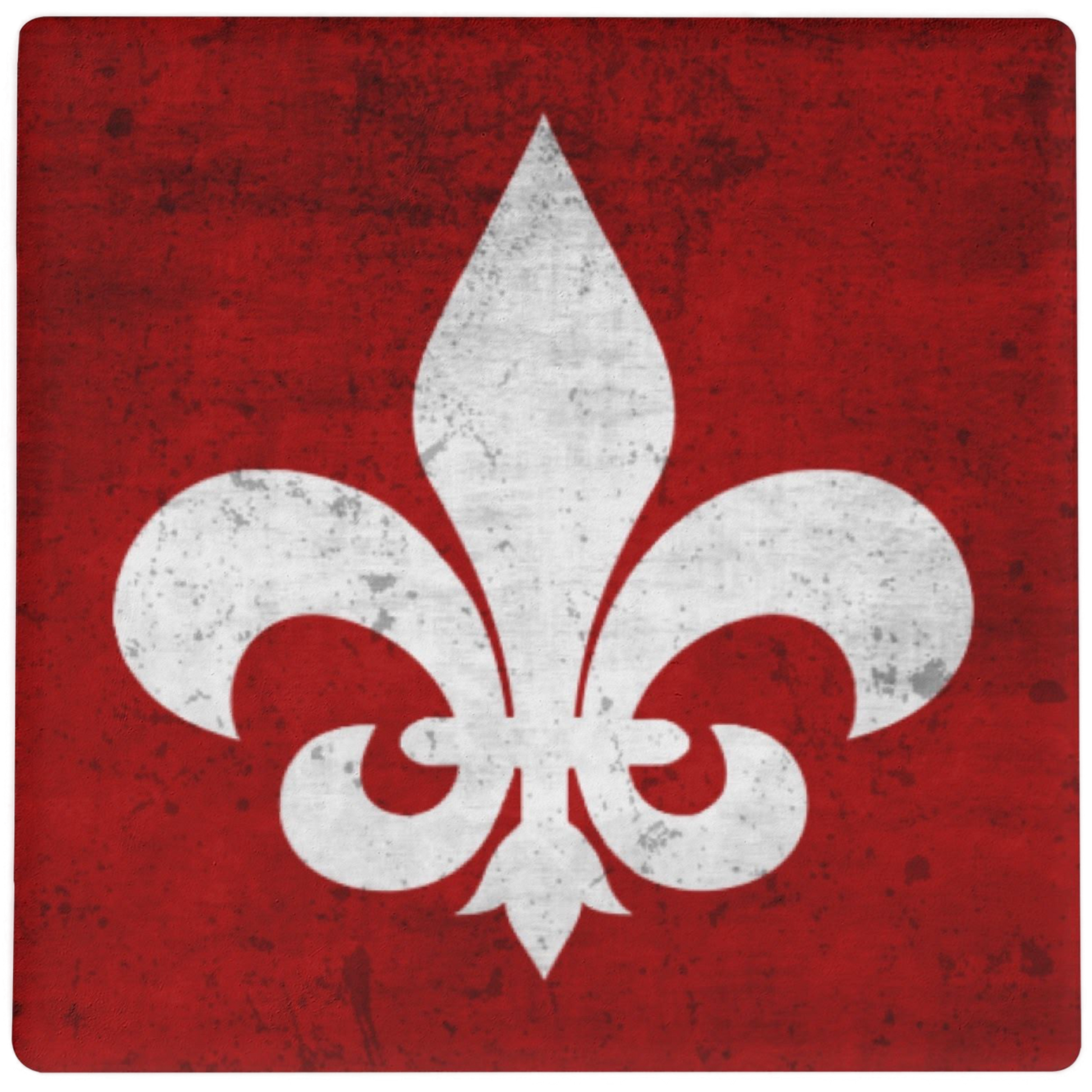 Mainstay Entertainment "Fleur de Lis" Ceramic Coasters
