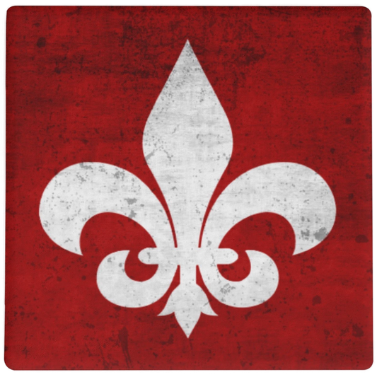Mainstay Entertainment "Fleur de Lis" Ceramic Coasters