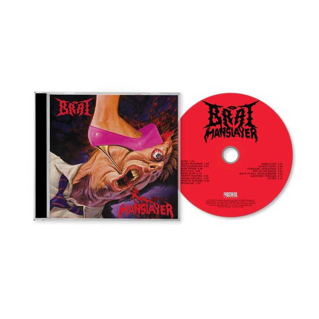 BRAT - Manslayer on CD Prosthetic Records