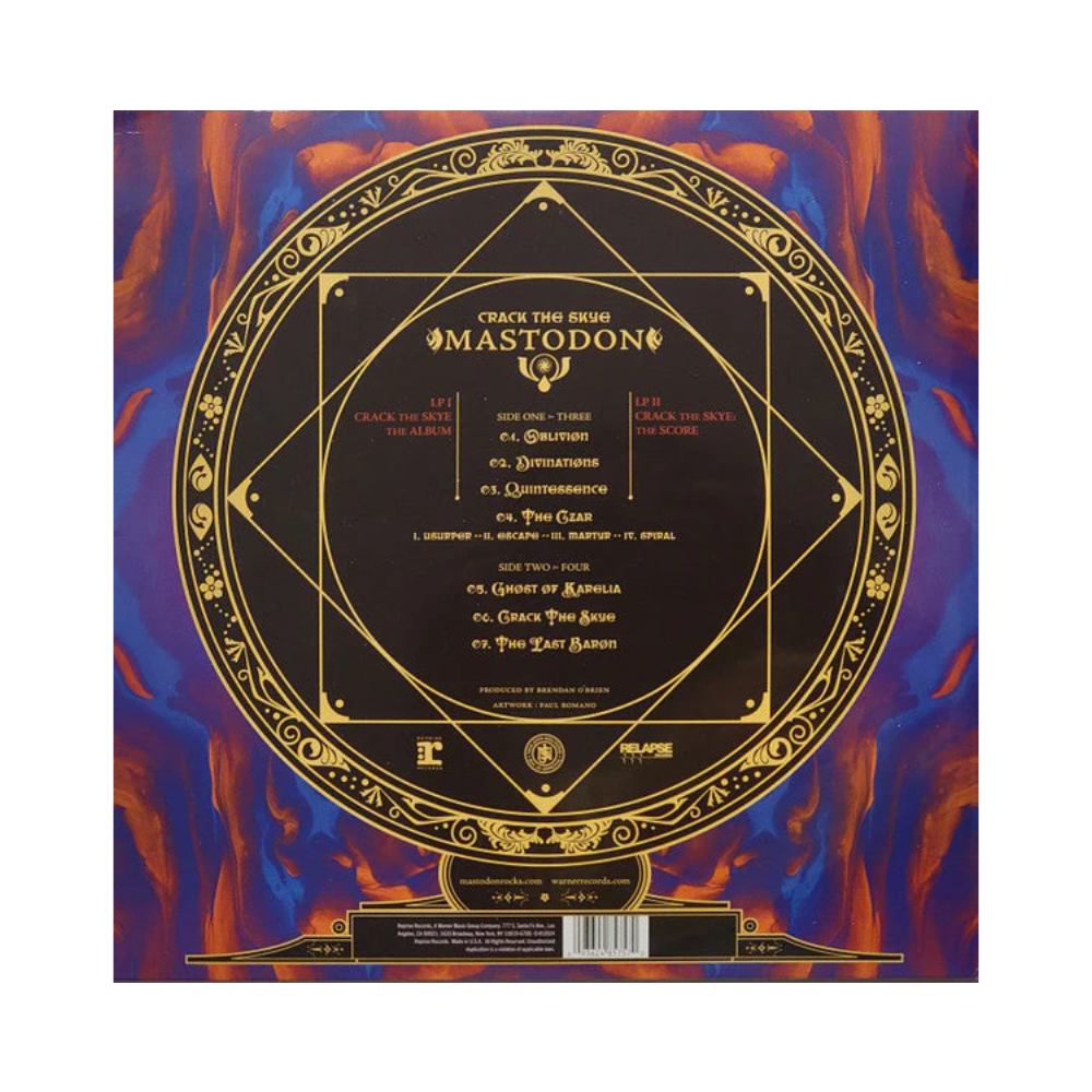 Mastodon "Crack The Skye" Limited Color 2xLP Vinyl