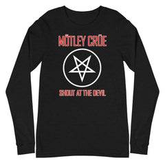 Motley Crue - Pentagram Shout Long Sleeve T-Shirt