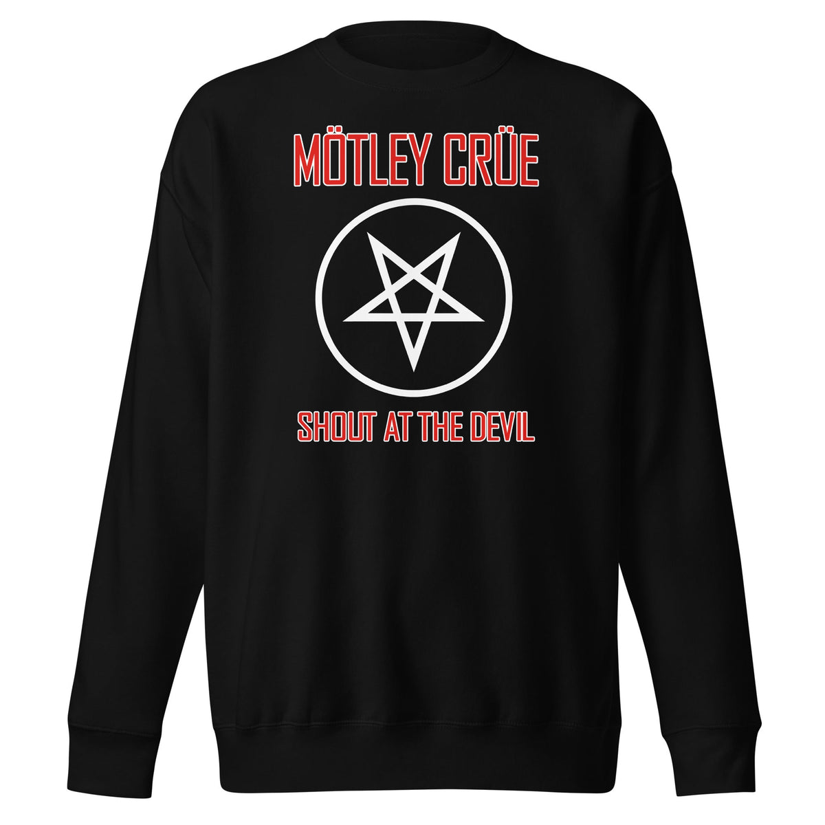 Motley Crue - Pentagram Shout Sweatshirt HYPER iCONiC.