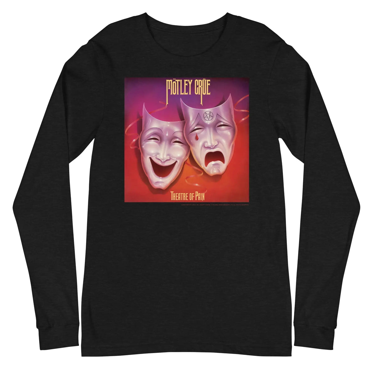 Motley Crue - Theatre of Pain Cover Long Sleeve T-Shirt HYPER iCONiC.