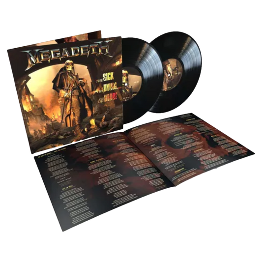 Megadeth "The Sick, The Dying...And The Dead!" 180g 2xLP Gatefold Vinyl