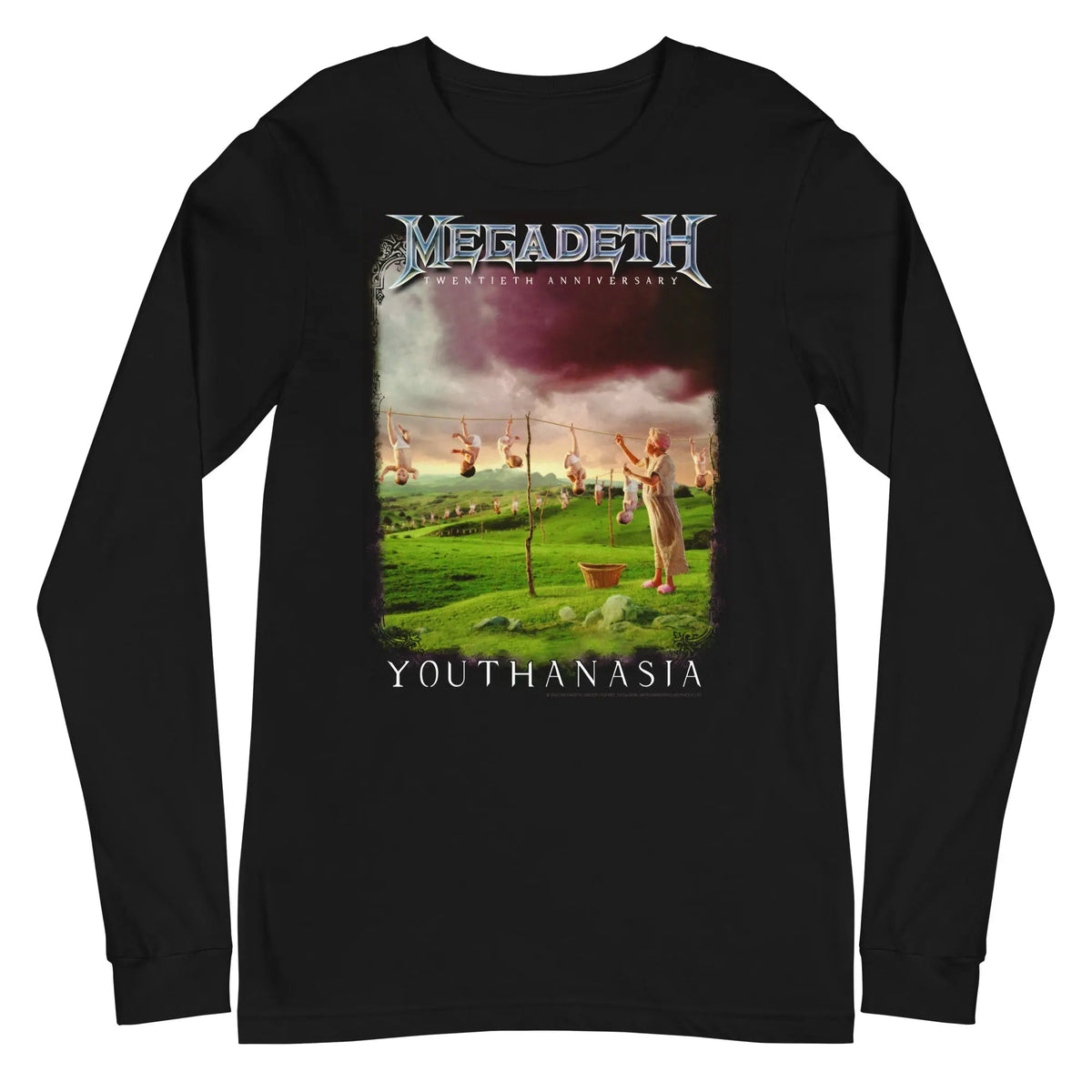 Megadeth - 20th Youthanasia Long Sleeve T-Shirt HYPER iCONiC.