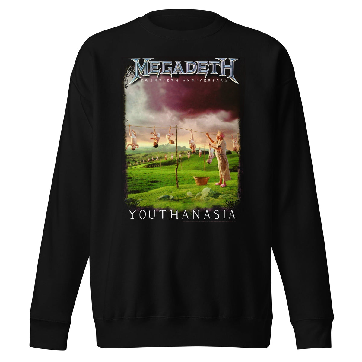 Megadeth - 20th Youthanasia Sweatshirt HYPER iCONiC.