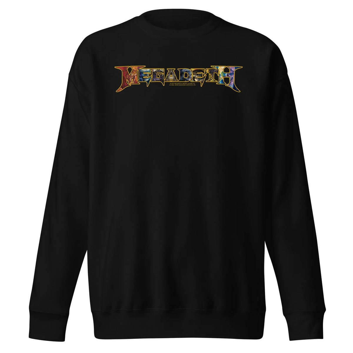 Megadeth - Vic Lettered Logo Sweatshirt HYPER iCONiC.