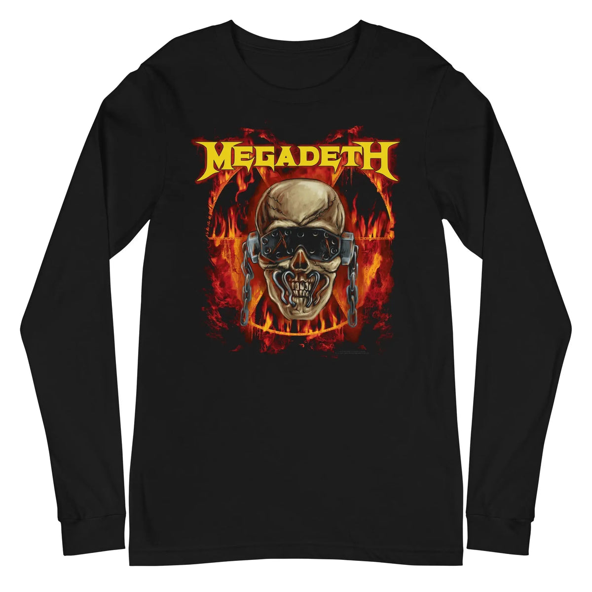 Megadeth - Flash Burn Long Sleeve T-Shirt HYPER iCONiC.