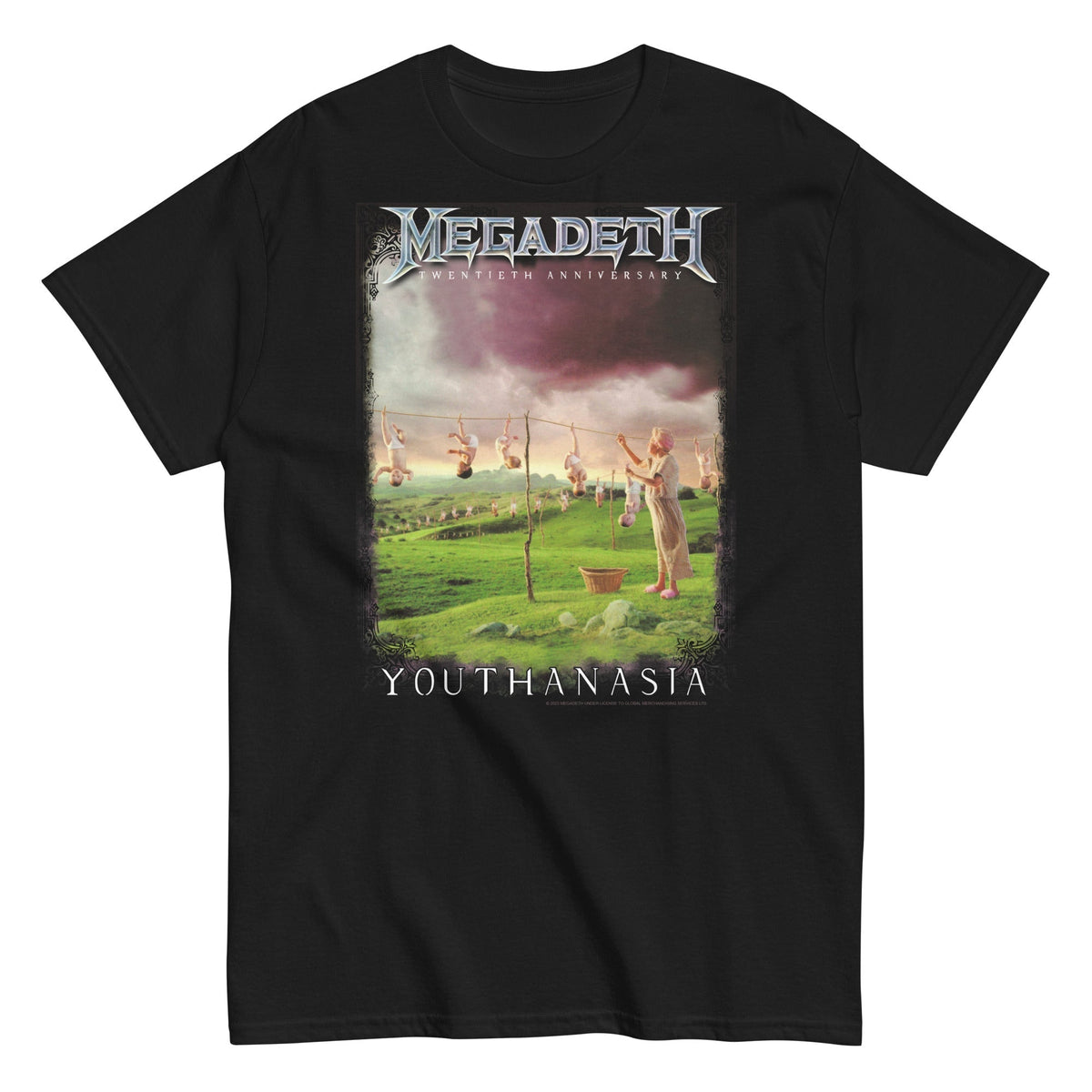 Megadeth - 20th Youthanasia T-Shirt HYPER iCONiC.
