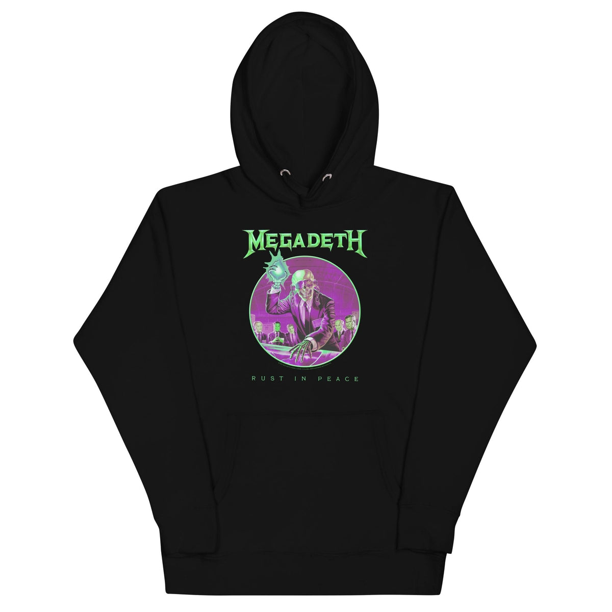 Megadeth - Green Rust Classic Hoodie HYPER iCONiC.