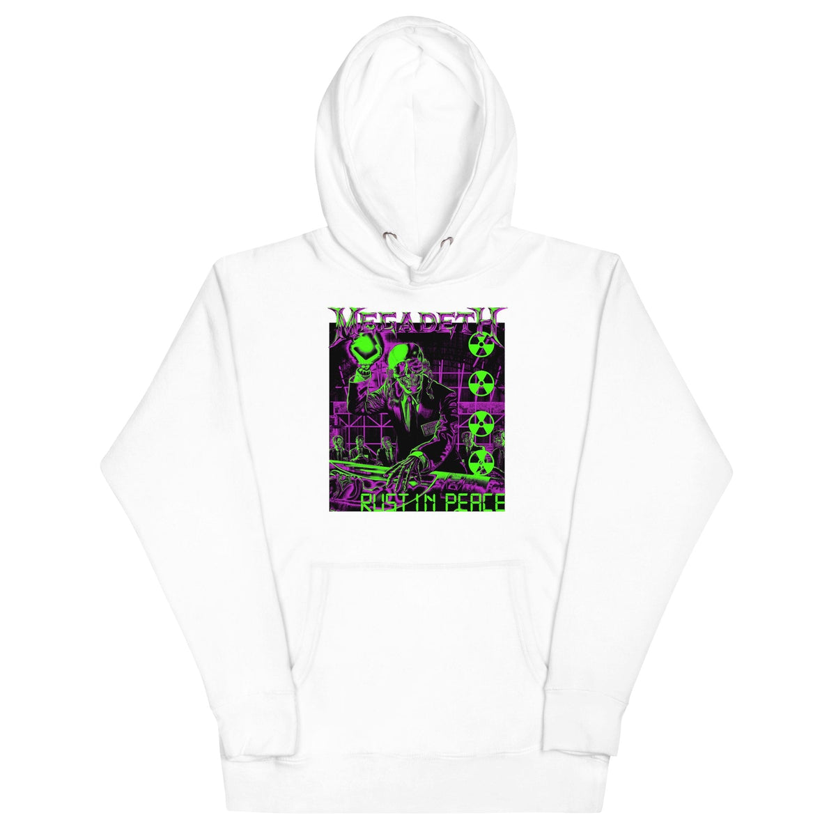 Megadeth - Neon Rust in Peace Classic Hoodie HYPER iCONiC.