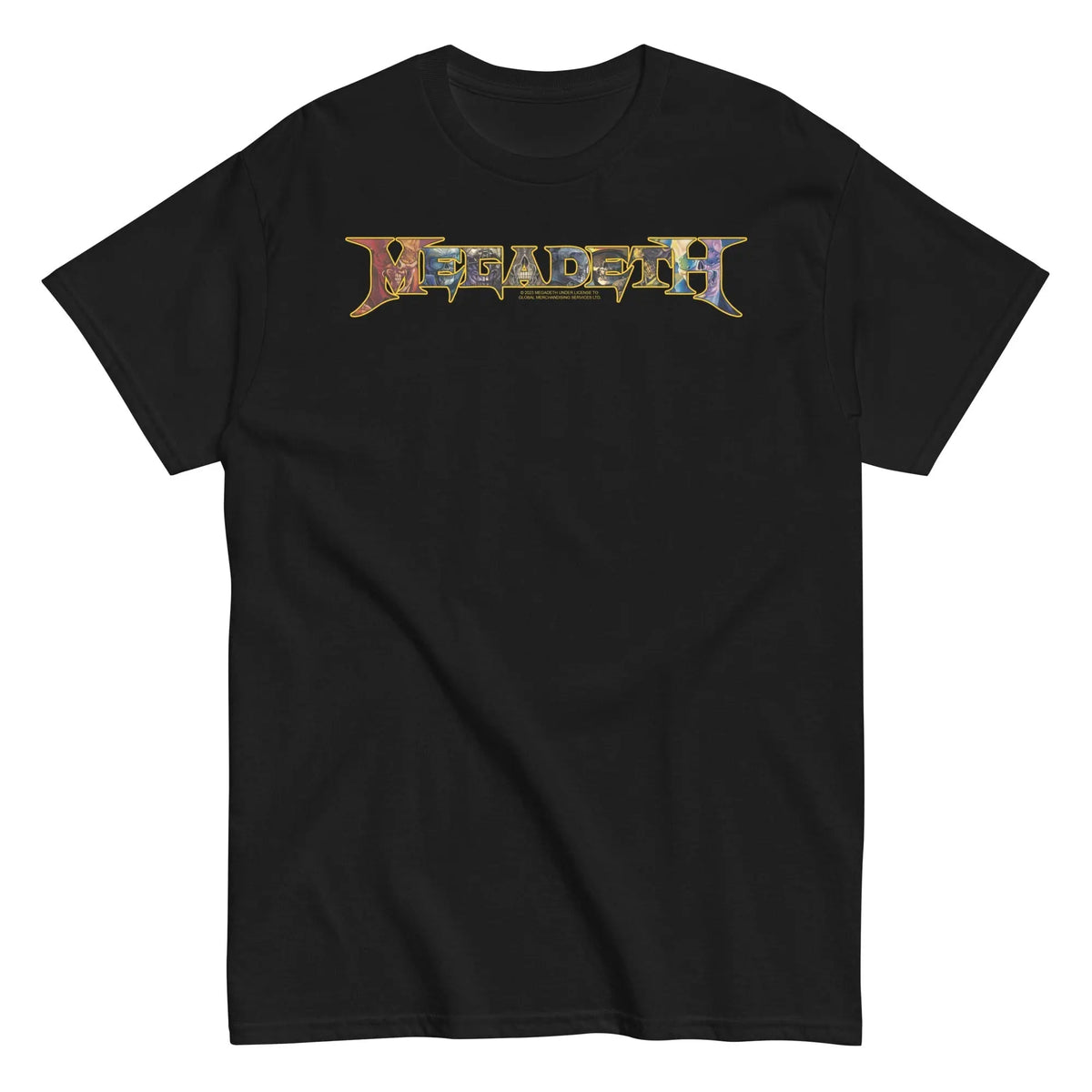 Megadeth - Vic Lettered Logo T-Shirt HYPER iCONiC.