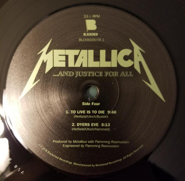 Metallica "...And Justice For All" Vinyl