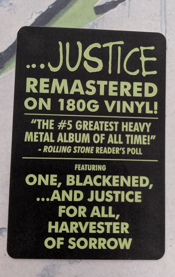 Metallica "...And Justice For All" Vinyl