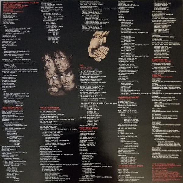 Metallica "...And Justice For All" Vinyl