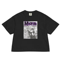 Misfits - Cocktail Dress Mineral Wash Womens Crop Top HYPER iCONiC.