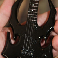 Misfits "Devastato Graphite Black Bass" Licensed Mini Guitar